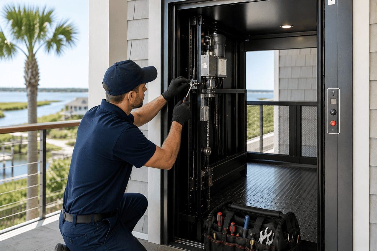residential cargo lift maintenance