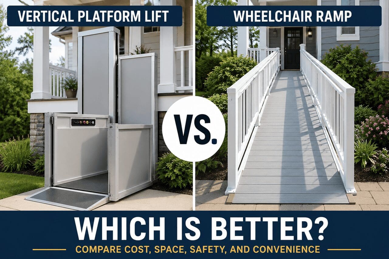 Vertical Platform Lift vs. Wheelchair Ramp