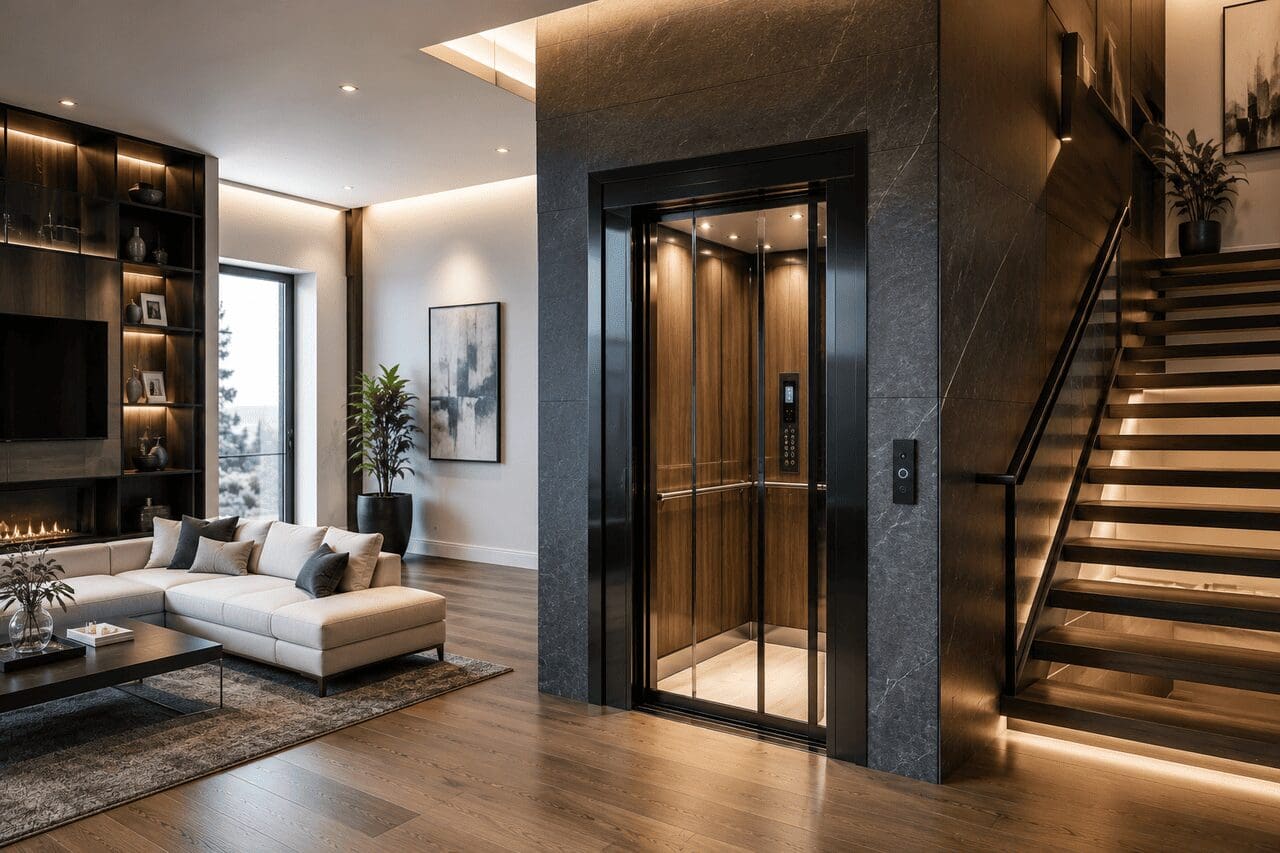 Where to install a home elevator