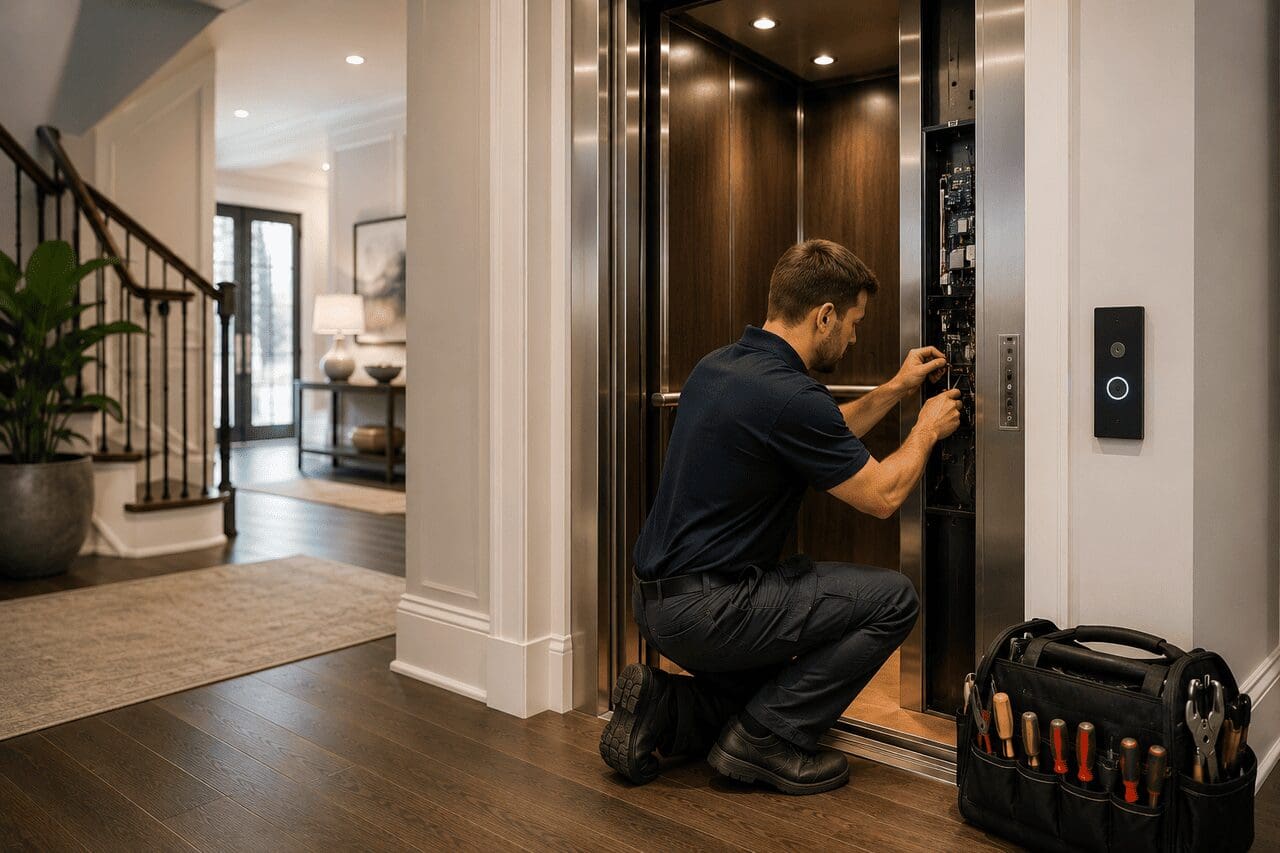 home elevator maintenance cost