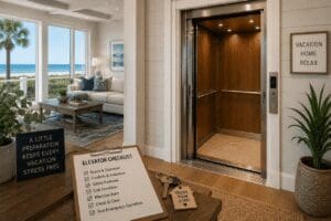 vacation home elevator maintenance