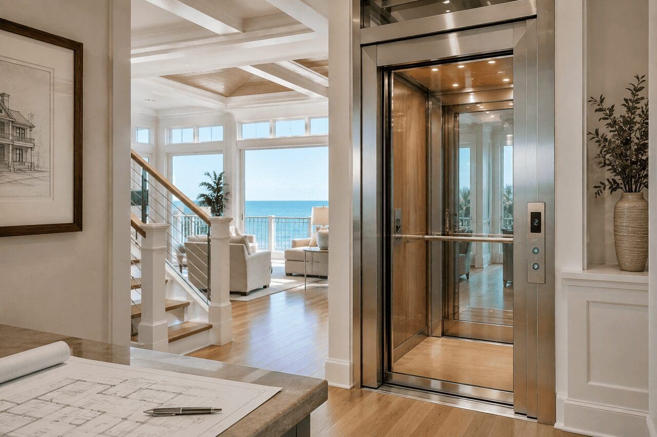 luxury home elevator planning