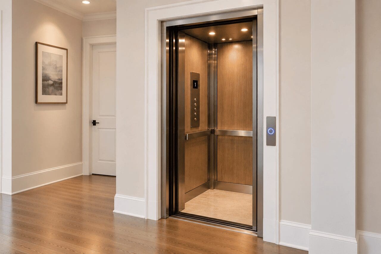 Residential Elevator Door Types